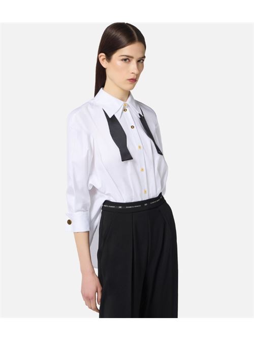 Jumpsuit in poplin and light crepe ELISABETTA FRANCHI | TU05656E2.221